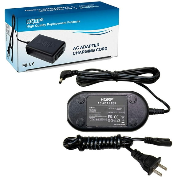 HQRP Replacement AC Adapter / Charger for Canon ZR70MC, ZR700, ZR65MC, ZR60 Digital Camcorder