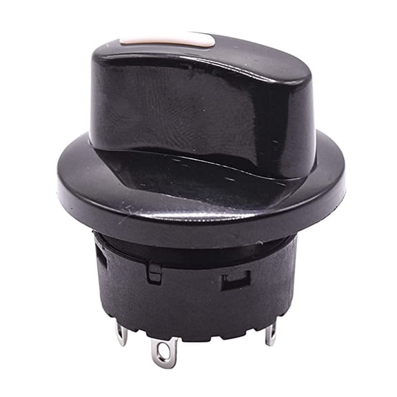 HQRP Rotary Switch with Knob 120V 8A 1-Pole 7-Way SP7T