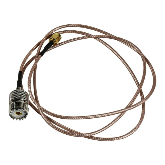 HQRP SMA Male to UHF SO-239 Female Cable, 1 meter length