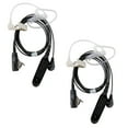 thumbnail image 1 of HQRP Set: 2PCS Hands Free Oval Side Mount Pin Connector HeadSets with Earpiece and Microphone for Motorola Radio Devices HT Series, 1 of 7