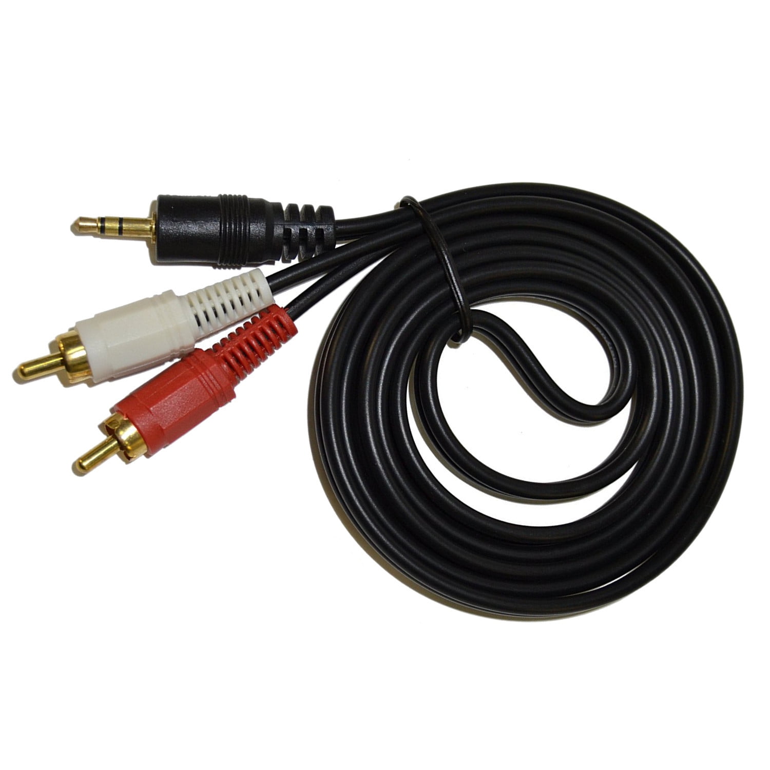  J&D 1/4 to RCA Cable, 1/4 TRS to Dual RCA Insert Cable Gold  Plated Audiowave Series 6.35mm Stereo Jack to 2 RCA Male Stereo Audio  Adapter Y Splitter RCA Cable, 3