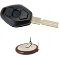 thumbnail image 1 of HQRP Transmitter and Battery for BMW X5 E53 2000 2001 2002 2003 2004 2005 2006 2007 2008 2009 Key-Fob, 1 of 8