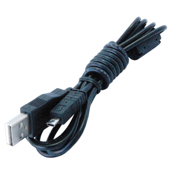 HQRP USB Cable / Cord compatible with Panasonic DMC-LZ7 DMC-LZ8 DMC-TZ1 DMC-TZ2 DMC-TZ3 DMC-TZ4 DMC-TZ5 Digital Camera