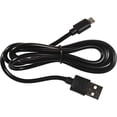 thumbnail image 1 of HQRP USB Charging Cable for iHome iBN24 Carbon Audio Zooka Pocket Speaker ZWW-1PK PCA-1BL Skullcandy Air Raid Wireless Bluetooth Portable Stereo Speaker USB to micro USB Cable, 1 of 5