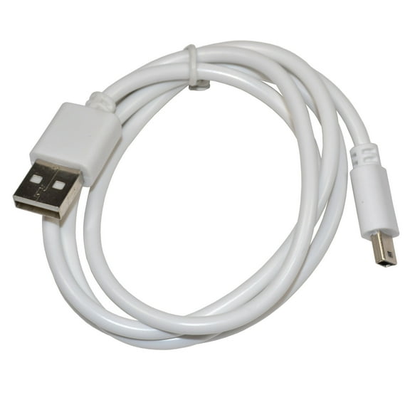 HQRP USB to mini USB Cable (White) for LeapFrog LeapPad1 / LeapPad 1 ; LeapPad2 / LeapPad 2 Power ; LeapPad2 / LeapPad 2 Explorer Kids' Explorer Learning Tablet