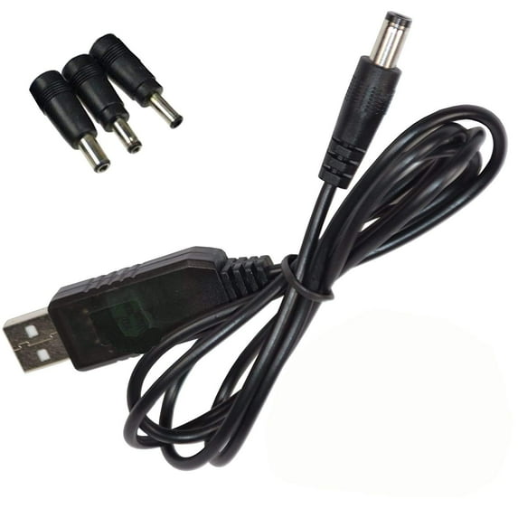 HQRP USB to DC 12V Step-Up Cable for Lacie Petit 500GB / N2870 / ABY25 External Hard Drive Cord Lead Wire