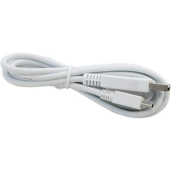 HQRP USB to mini USB Cable (White) for Texas Instruments TI-73 Explorer / TI-83 Plus TI-89 Titanium