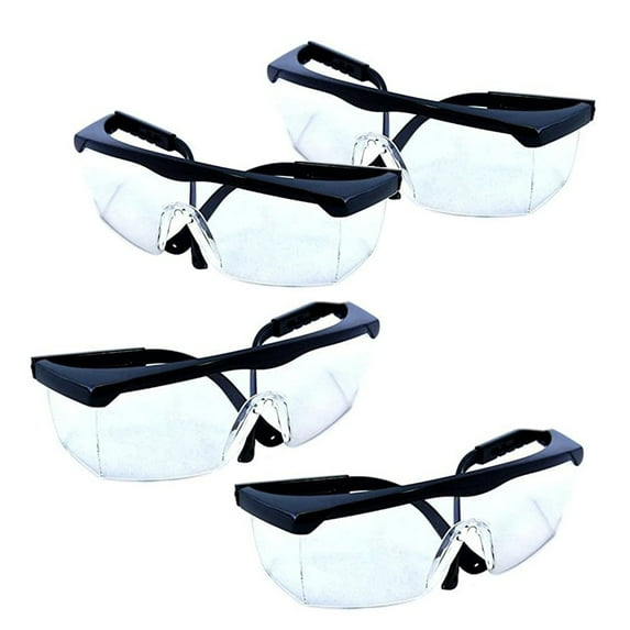 HQRP UV Protecting Glasses (Pack of 4) for Dentists, Forensic experts, Physiotherapists, Medical / Dental clinic, Surgery, Pathology lab