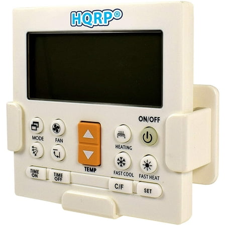 HQRP Universal Remote Control Compatible with Comfort-Aire 6711A20089K RAD-183A RAD-243A REG-183A REG-243A RAD-121B RAD-183B Air Conditioner