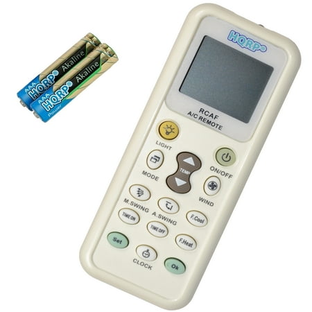 HQRP Universal Remote Control Compatible with Comfort-Aire REG-183A, 6711A20089K, REG-243A, RAD-183A, RAD-243A, RAD-183B, RAD-121B Air Conditioner