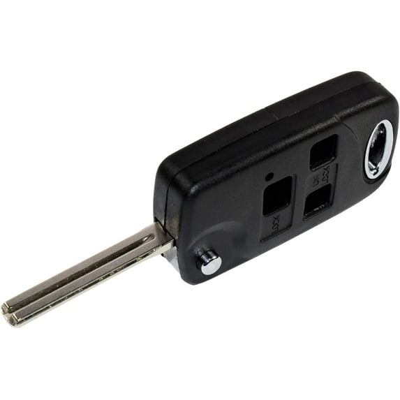 HQRP Upgrade Remote Flip Folding Key Fob Shell Case Keyless Entry W/ 3 Buttons for Lexus SC400 SC430