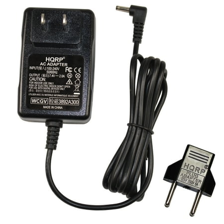 HQRP Wall AC Power Adapter for Canon PowerShot S3 IS / S3IS / S-3 IS Digital Camera + HQRP Euro Plug Adapter