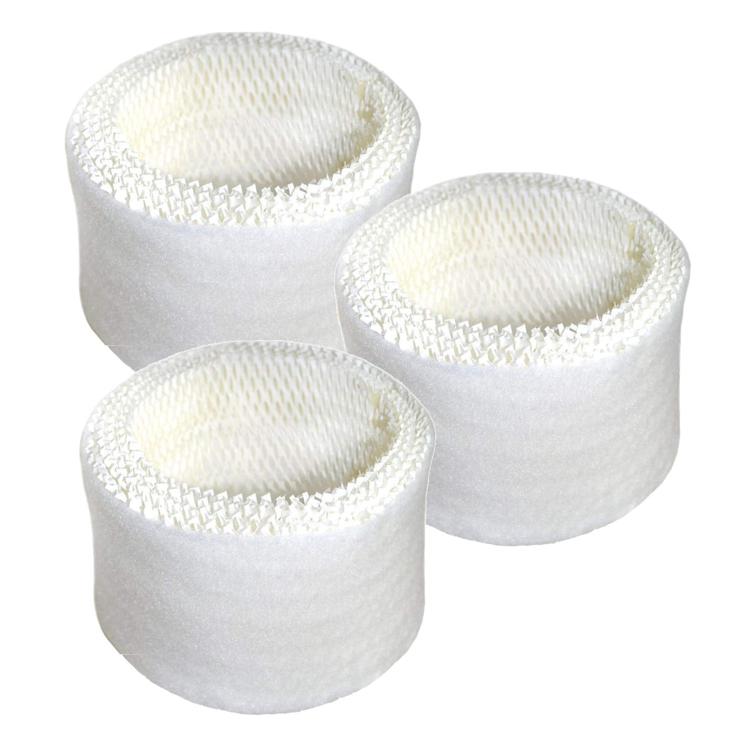 HQRP Wick Filter 3-Pack for Duracraft / Robitussin DH-835 DH835 DA1000 Humidifiers, AGW-835 AGW835