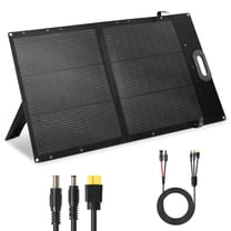OUKITEL 100W Portable Solar Panel, IP68 Waterproof, High-Efficiency ...