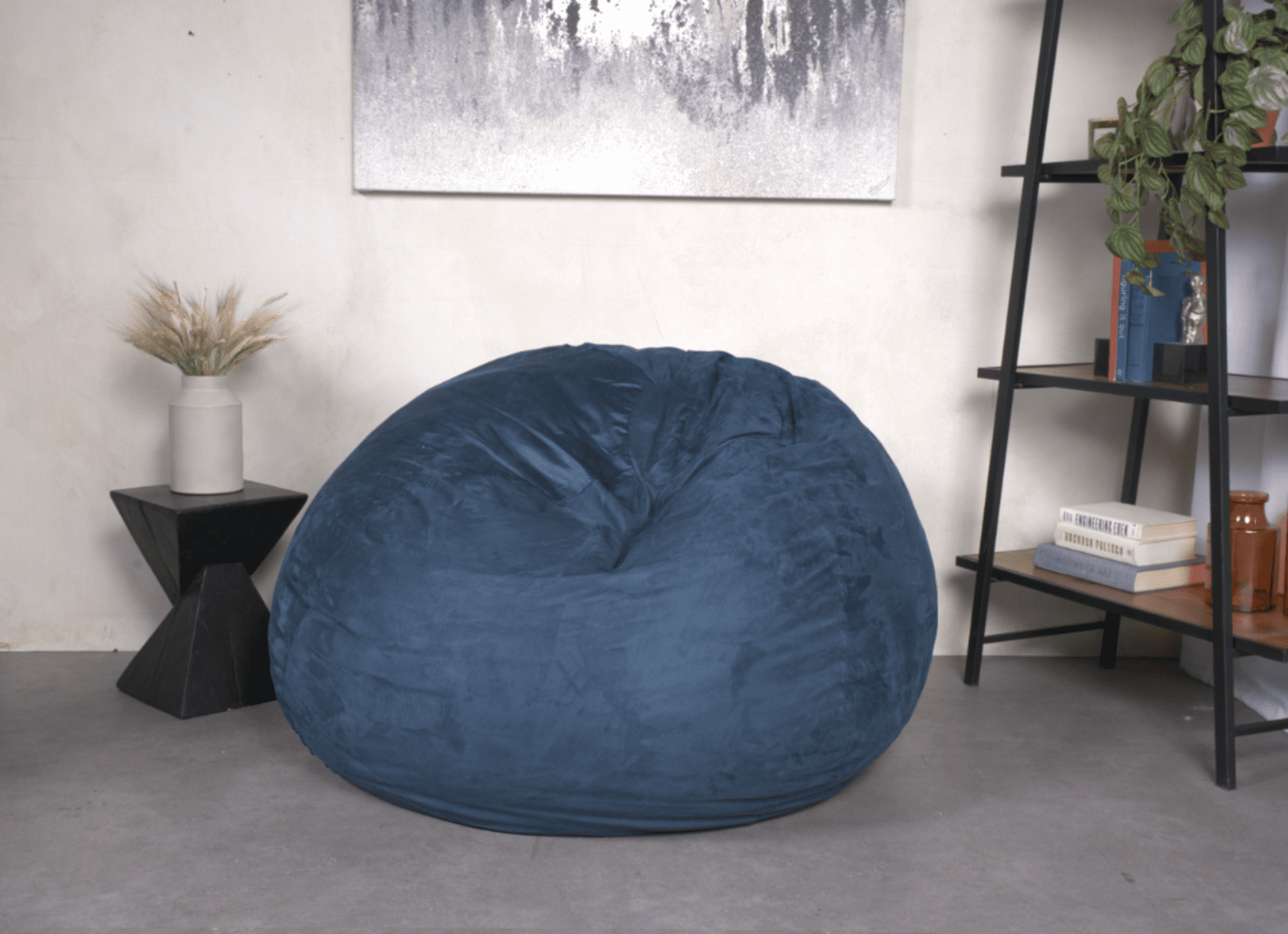 HQZX Comfort Foam Bean Bag Chair, Lounge Sofa for Kids and Adults, Micro Suede Cover, 5 Foot