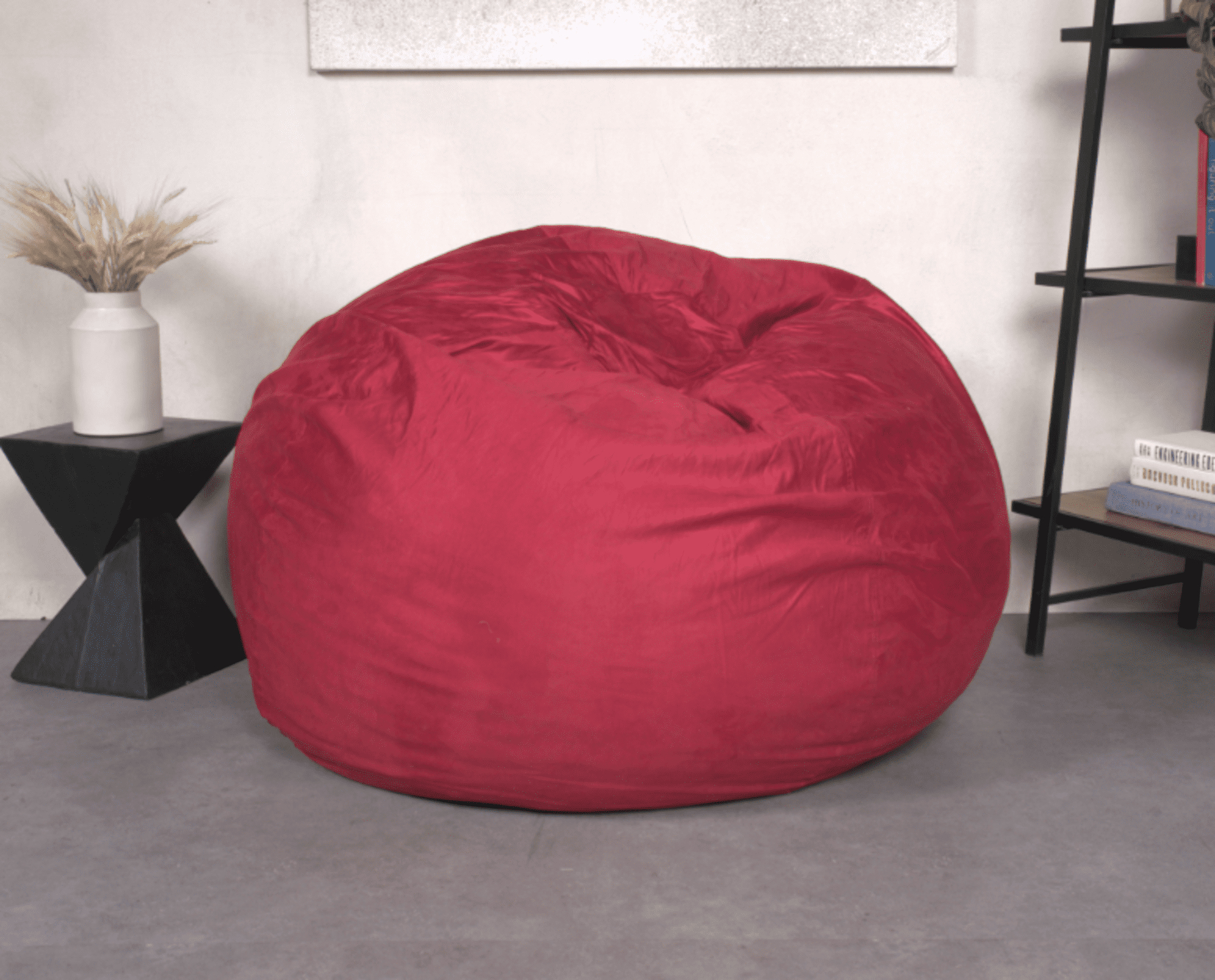 HQZX Comfort Foam Bean Bag Chair, Lounge Sofa for Kids and Adults, Micro Suede Cover, 5 Foot