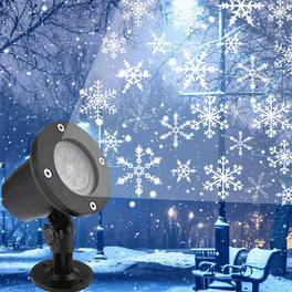 Gemmy Lightshow Christmas Lights Projection Light Frenzy Icy Blue White Walmart