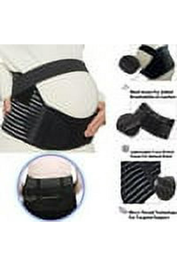 Womens Maternity Belly Support Belt Pregnancy Band Antepartum Abdominal Back Support Size S