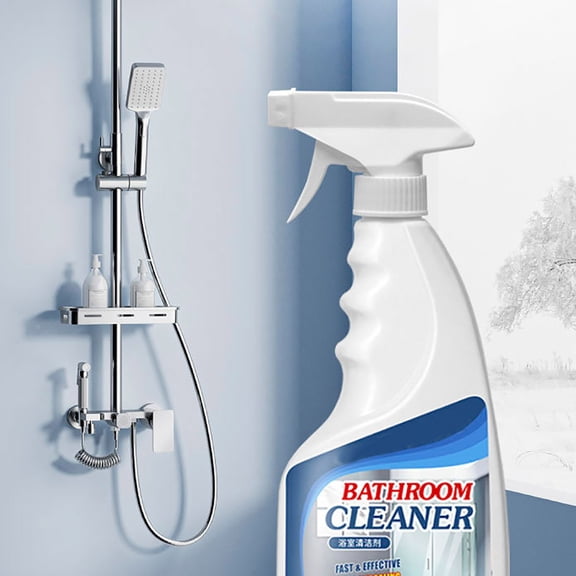 HQeiBH Bathroom Cleaner Spray 500ml, Powerful Mold and Mildew Remover for Glass, Tiles and Shower Seams, Odor-Free, Strong Scale Removal, Multi-Purpose Cleaning Solution for Bathroom and Household