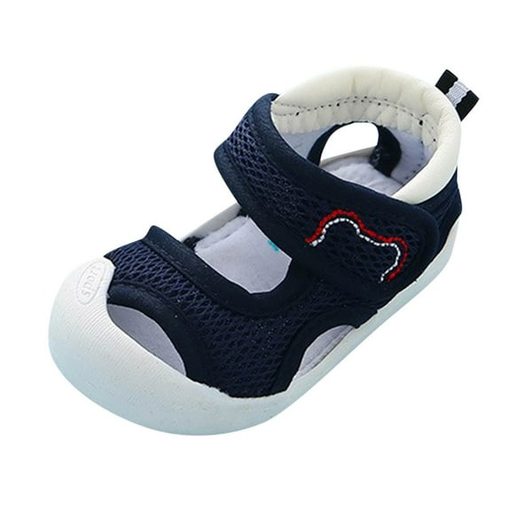 HQiJIAN Baby Shoes Boys And Girls Walking Shoes Comfortable And Fashionable Shoes,Blue Sizes 7 Toddler
