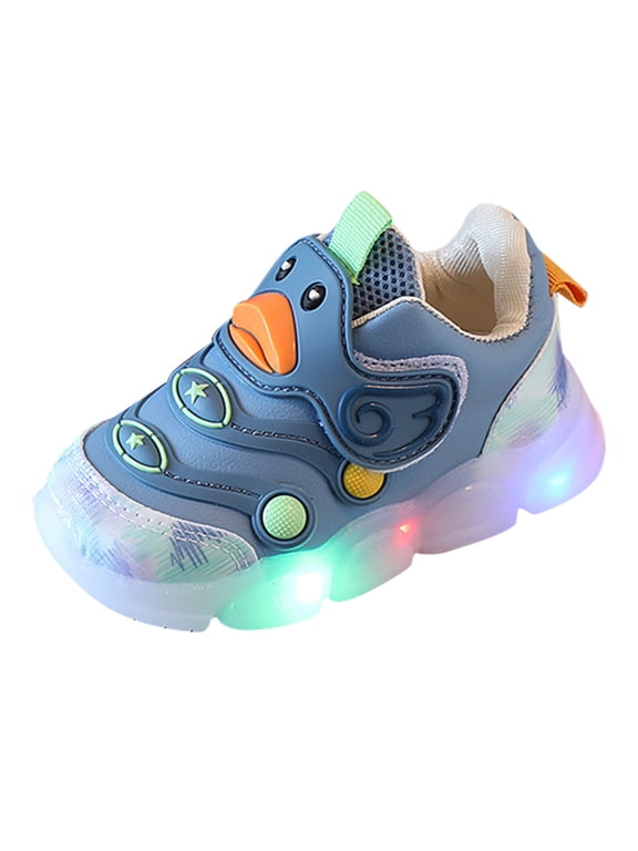 Children Sports Shoes Light Shoes Small White Shoes Light Board Shoes Non Soft Bottom Toddler Shoes For Children,Breathable Sneakers Sizes 4.5 Toddler