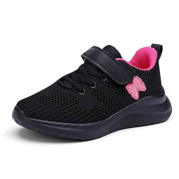 HQiJIAN Children's Fashion Mesh Lace Up Sneakers Color Matching Casual Comfortable Running Shoes,Girls Lightweight Sneakers Shoes Sizes 3 Big Kid
