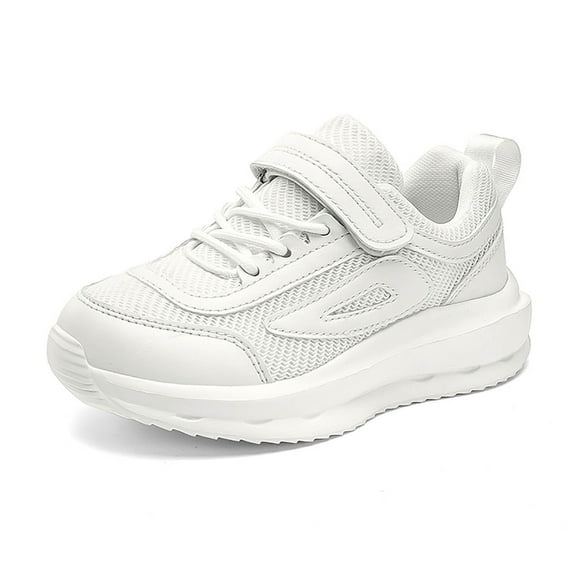 HQiJIAN Children's Net Breathable Solid Color Flying Woven Sports Shoes For Boys And Girls School Casual Lightweight Soft Soled Shoes,Girls Lightweight Sneakers Shoes Sizes 6.5 Big Kid