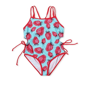 HQiJIAN Girls Swimming 1pc Swimsuit Kids Bathing Suit Swimwear Cute Bathing Suit Sizes 5-6 Years