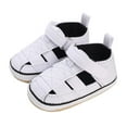 thumbnail image 1 of HQiJIAN Summer Children Toddler Shoes Boys And Girls Sandals Hollow Upper Design Breathable And Comfortable Hook Loop Easy To Wear,Toddler Comfort Sandals Sizes 4 Toddler, 1 of 6