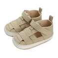 thumbnail image 1 of HQiJIAN Summer Children Infant Toddler Shoes Boys And Girls Sandals Hollow Upper Design Breathable And Comfortable Hook Loop Easy To Wear,Toddler Comfort Sandals Sizes 4 Toddler, 1 of 6