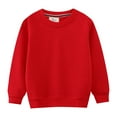 thumbnail image 1 of HQiJIAN Toddler Baby Boys Girls Long Sleeve Solid Shirt Tops Kids Fall Winter Clothes Tees Tops Sizes 5-6 Years, 1 of 3