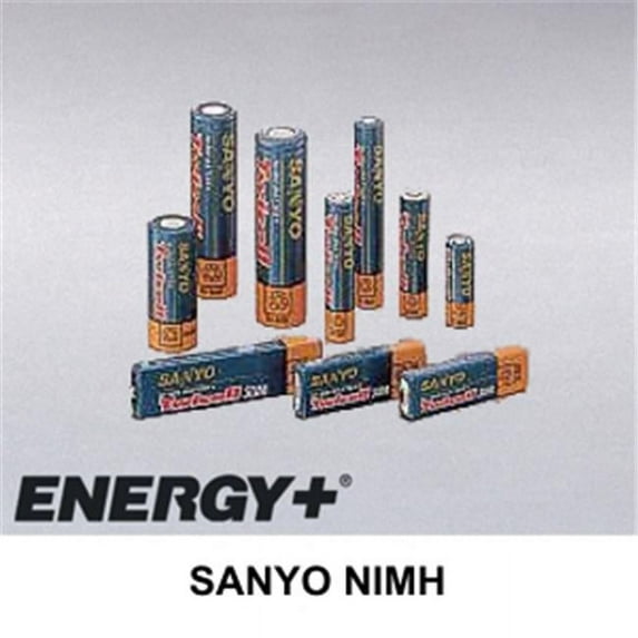 HR-4-5AU 1.2V 2000mAh 4-5 A Sanyo Nickel Metal Hydride Battery - Green Orange