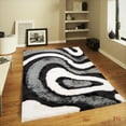 thumbnail image 1 of HR 7 X 10 HAND TUFTED SILK BRIGHT SHAGGY AREA RUG, PLEASE CHECK ALL PICTURES, 1 of 7