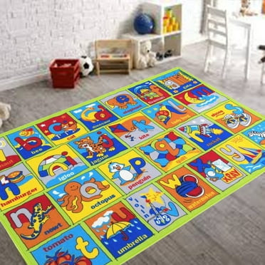 HR-Kids Rugs Letters/Numbers/Math Symbols-Boys/Girls/Children/Toddler ...