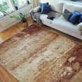 thumbnail image 1 of HR-Abstract Rugs/Luxury Livingroom/Fashion Home Modern Area Rugs-Copper|Beige|Multi Color (5' x 7'), 1 of 6