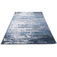 thumbnail image 1 of HR- Bohemian Chic Boho Living Room 2 x 3 Area Rug Floorcover Leno Weave Abrash Design Novelty Rug Gray and Blue Color, 1 of 8