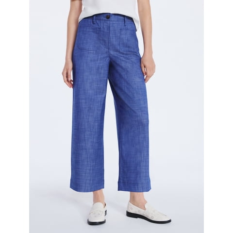 Women's High Rise Cropped Patch Pocket Pant, Sizes XS-XXL