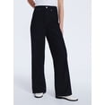 thumbnail image 1 of Free Assembly Women's High Rise Relaxed Wide Leg Jeans with Front Crease, Sizes 0-20, 1 of 6