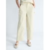 Free Assembly Women's Striped High Rise Cropped Ba
