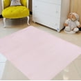 thumbnail image 1 of HR HANDCRAFT RUGS, Fur Faux Rug for Living Room Kids Room Nursery Room Mat, Shaggy Carpet for Indoor Floor Modern Home Decor, Non-Slip Backing Area Rug, Pink 7 x 10, 1 of 8