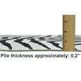 thumbnail image 1 of HR HANDCRAFT RUGS HR Print Rug Non-Slip Faux Cowhide Black and White Zebra Print Area Rug for Cabin and Lodge 5' x 7', 1 of 5