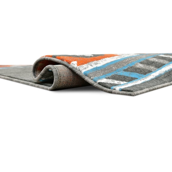 HR HANDCRAFT RUGS HR Southwestern Rugs for Cabin Tribal Medallion Carpet for Livingroom Lead - 2' X 7' Runner