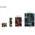 thumbnail image 1 of HR HANDCRAFT RUGS HR Square Pattern Area Rug Geometric Pattern Modern Gray - 5'2" x 7'1", 1 of 5