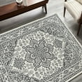 thumbnail image 1 of HR HANDCRAFT RUGS HR Traditional Rug for Living Room Antiqued Oriental Black and White Area Rug Boho Decor Rugs for Bedroom Tusk - 7' 5" x 10' 5", 1 of 5