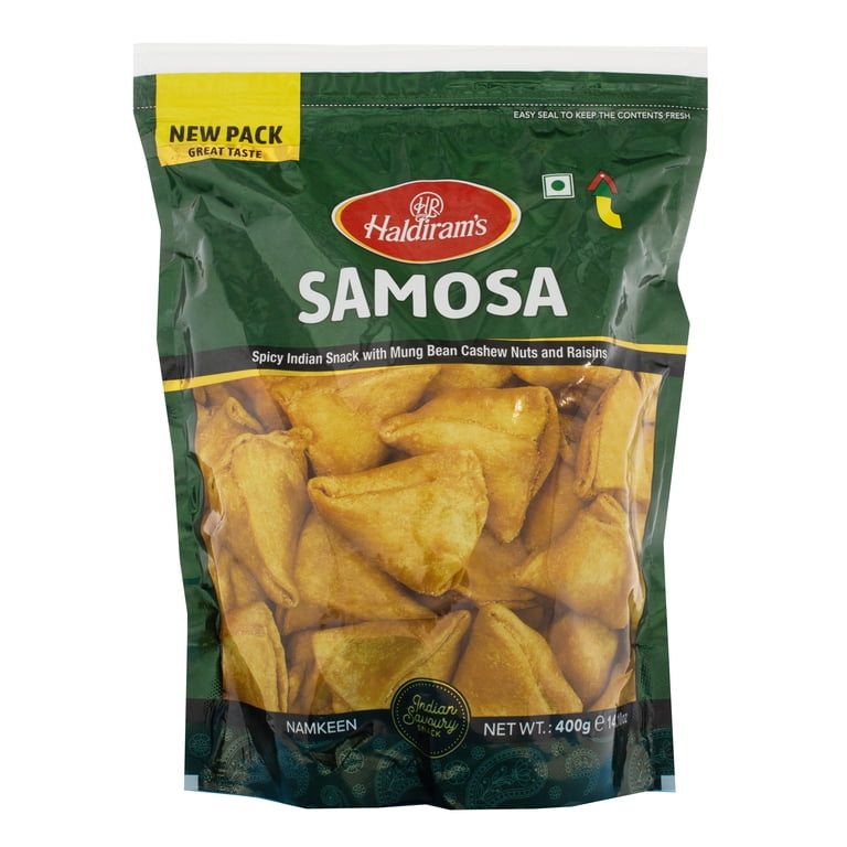 Haldiram's Spicy Indian Samosa Snack - Traditional Asian Food