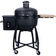thumbnail image 1 of HR 24" Ceramic Pellet Kamado Grill & Smoker – Patented Pellet-Fed BBQ Cooker with Precision Temperature Control, 1 of 5