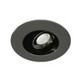 thumbnail image 1 of HR-LED232R-35-GM-WAC Lighting-LEDme 1 Inch Round Adjustable Downlight with Remote Driver-3500 Color Temperature-Gunmetal Finish, 1 of 2