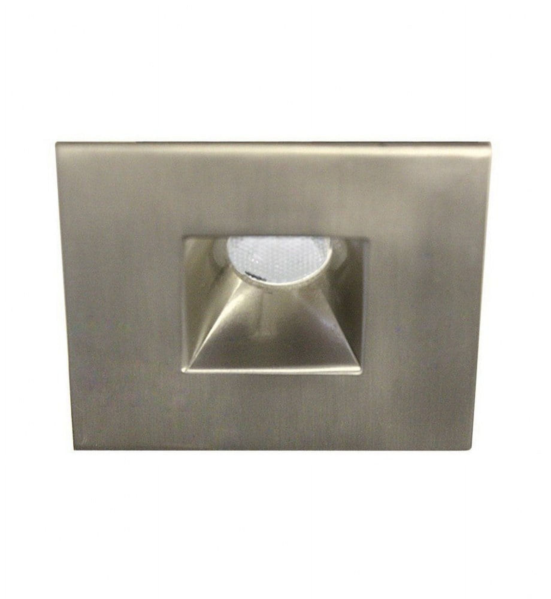 Brushed Nickel 15" LED Square Open Reflector Downlight 2700K