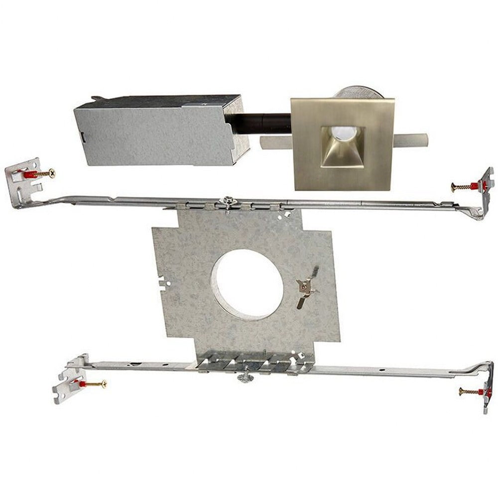 Brushed Nickel 15" LED Square Open Reflector Downlight 2700K