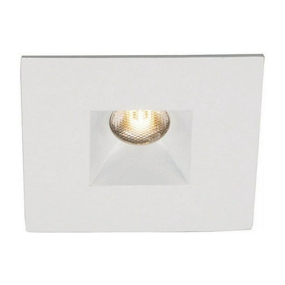 HR-LED271R-27-WT-WAC Lighting-LEDme 1 Inch Square Open Reflector Downlight with Remote Driver-2700 Color Temperature-White Finish